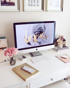 Girly Home Office
