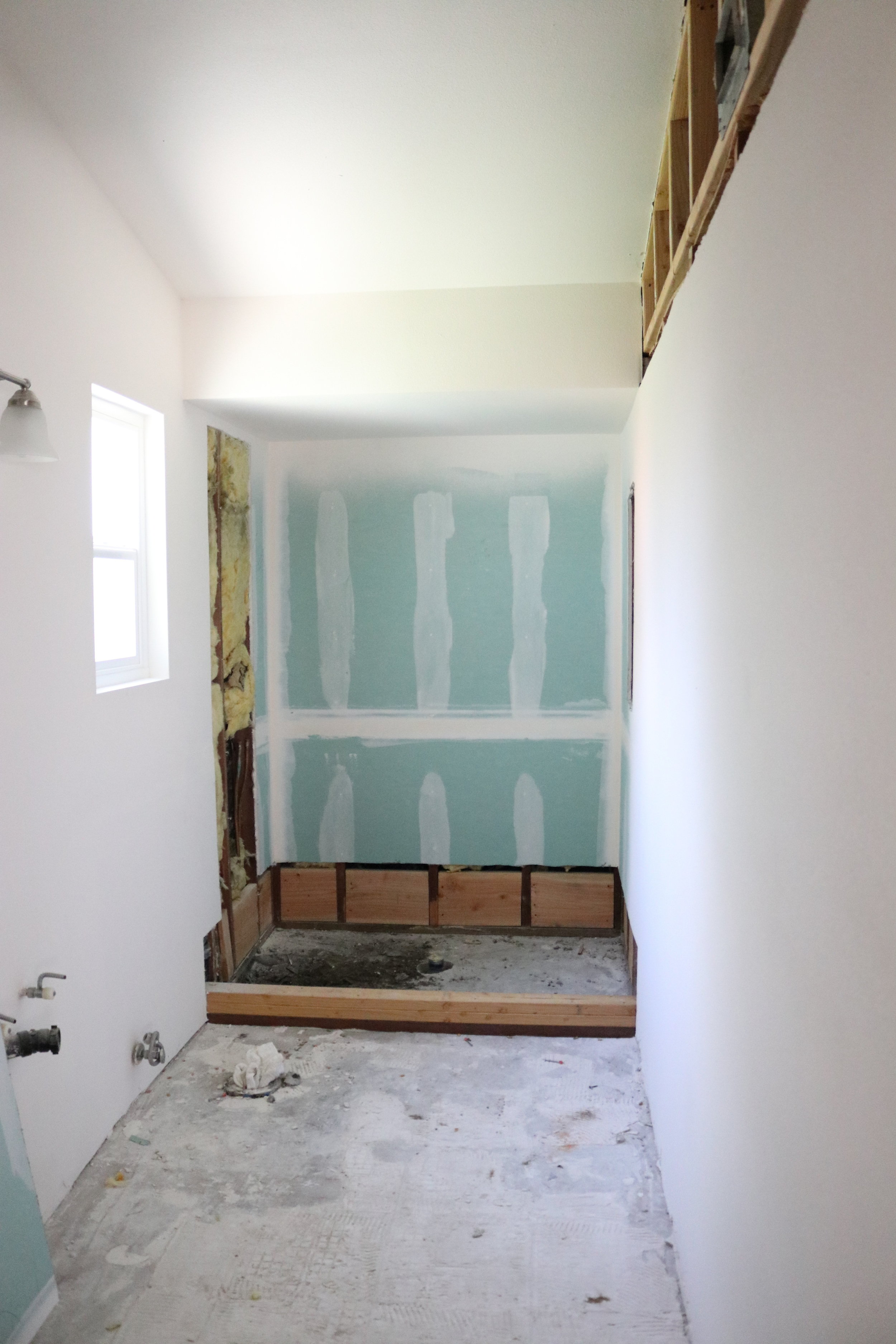 Master Bathroom Renovation Progress