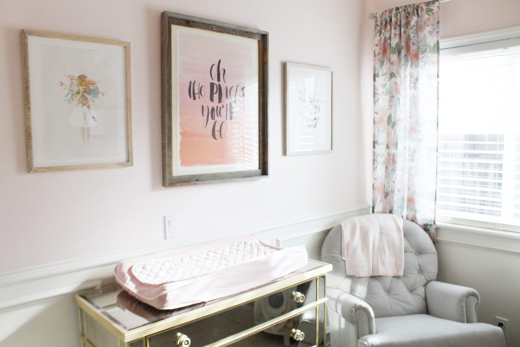 twin girls nursery decor